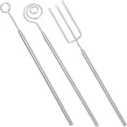 VINTORKY 3pcs Stainless Steel Chocolate Dipping Forks Set Versatile Candy Dipping Tools for Fondue DIY Baking Decoration Easy to Clean for Beginners and Professionals