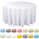 Large Round Table Cover Cloth Wipe Clean Party Waterproof Tablecover Tableware