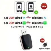 2-in-1 Wireless CarPlay & Android Auto Adapter for Intelligent Car Systems