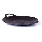 NNEDSZ Cast Iron 36cm Korean Japanese BBQ Barbecue Grill Pan Plate Round Griddle