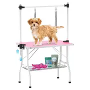 Advwin Pet Grooming Table Foldable Dog Cat Salon Station Height Adjustable