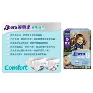 瑞典 麗貝樂 嬰兒紙尿褲Comfort(NB/1號~XXXL/7號)