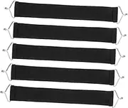 Hoement 5pcs Reinforcement Straps for Lounge Chairs Bands with Hooks Break Chair Repair Parts Heavy Duty Tie Straps for Outdoor Activities and Camping