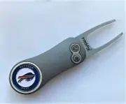 New Buffalo Bills Pitchfix 2.0 Switchblade Golf Divot Tool with Ball Marker