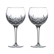 Royal Doulton R&D Collection Highclere Stemmed Crystal Balloon Glasses Set of 2