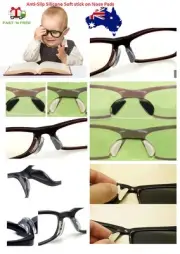 Silicone Nose Pads Soft Stick On Holders Eyeglass Sunglasses Glasses Spectacles