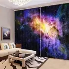 Great Wonders Of Space 3D Blockout Photo Print Curtain Fabric Curtains Window