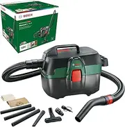 Home & Garden Bosch 18V Cordless Wet and Dry Vacuum Cleaner Without Battery, Vac + Inflator/Blower Function, with Accessory Set (AdvancedVac 18V-8)