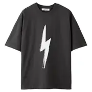 [APPLIED ART FORMS] Oversized T- Shirt [Lightning]