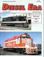 Diesel Era July 2014 Southern Railway GP30 Gulf Mobile & Ohio Amtrak EMD GP9B