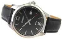 在飛比找Yahoo!奇摩拍賣優惠-全新 SEIKO手錶 精工錶 經典時尚黑面日期 防水100M
