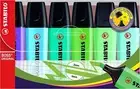 Stabilo Boss Highlighter Pen - ORIGINAL and Pastel Wallet of 6 Assorted Colours