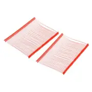 3000pcs 75mm Tagging Gun Fasteners 3.1x0.3" Red Garment Tag Attachments