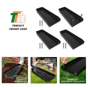 4 Pack Gutter Downspout Extensions,Rain ,Downspout Diverter,Down Spout Drain ...