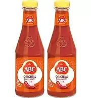 ABC Chili Sauce 11.3 Fl Oz Pack of 2 Authentic Indonesian Spicy Condiment