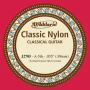 D'Addario J2705 Student Nylon Classical Guitar Single String, Normal Tension, Fifth String