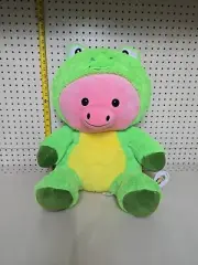 Brand New Disguisimals RIBBIT the Frog Pig Super Soft #1 Toy Plush Valentine NWT