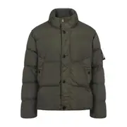 [Stone Island] Stone Island Logo-patch Puffer-jacket XXL GREEN