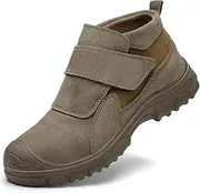 [Legou] Labor Insurance Shoes Men's Winter Anti-Smash Steel Head high-top Lightweight Padded