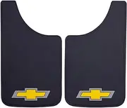 Chevy Gold Bowtie Easy Fit Mud Guard 11" - Set of 2