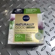 Nivea Naturally Good Anti Age Day Cream Moisturiser 50ml with organic burdock