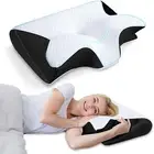 Memory Foam Cervical Pillow, 2 in 1 Ergonomic Contour Orthopedic Pillow for Neck