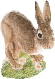John Beswick Leaping Hare Brown Rabbit Figurine