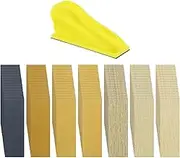 VGOL Micro Sander Kit Mini Sander Detail Handle Sanding Tool with 105PCS Sandpapers P80 P120 P180 P240 P400 P1000 P1500 Grit for Detail Sanding