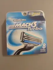 New 8x Gillette Mach3 Turbo Replacement Cartridges