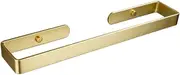 Bathroom Self Adhesive Towel Rack, 15.5 Inch No Punch Toilet Kitchen Self Adhesive Towel Bar Gold Towel Rack