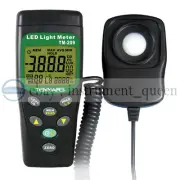 TENMARS TM-209 Digital LED Light Level Meter 400,000 Lux FC measuring Luxmeter