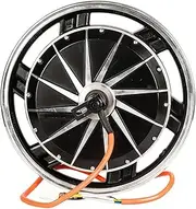 FSNEODYV Electric Bicycle Kit, 14x1.6 Inch 3000W 72V BLDC Wheel Hub Motor Black Multiple Voltages(60V 65kmh)