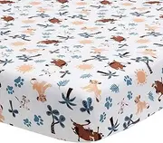 Lambs & Ivy Lion King Adventure Fitted Crib Sheet, Multicolor