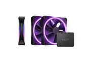NZXT F120RGB Duo 120mm Dual-sided RGB Fan Triple Pack Black [RF-D12TF-B1]