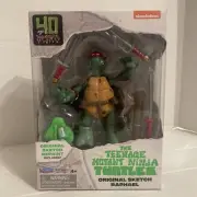 Playmates TMNT Original Sketch RAPHAEL 4.5" Action Figure 40th Anniversary
