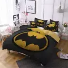 Batman Single/Queen/Doube/King Bed Quilt/Doona/Duvet Cover Set Pillowcase