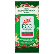 Ajax Vanilla & Berry Antibacterial Wipes 110 Pack x 4