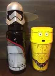 Star Wars Clone Wars Clone Trooper & C3-PO Water Bottles Zak Designs, Inc. Nice