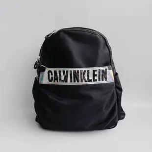 美國百分百【全新真品】Calvin Klein 包包 CK 後背包 雙肩包 休閒包 女包 logo 深藍 黑 AA55