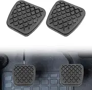 2 Pcs Rubber Brake Clutch Pedal Cover, Compatible with Honda Civic, Replacements 46545-SA5-000, 46545 SA5 000, 46545SA5000, Pedal Pad Cover