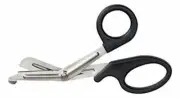 12 PAIRS TRAUMA SHEARS BANDAGE SCISSORS 5.5" BLACK