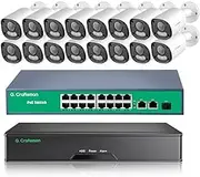 GX-YUFD-M4C-K16 Professional 16-Channel 4MP Smart Dual-Light Security System | Military-Grade Aluminum | IP67 Protection | G.Craftsman 2025 Series