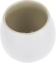BIUDECO Delicate Tea Holder White Multipurpose Cup for Home Office Cup for Oolong Tea Smooth Edges High Temperature Firing for Entertaining