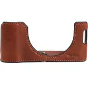 SmallRig Leather Half Case Kit for FUJIFILM X100VI (Brown) 4699
