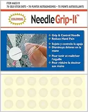 Needle Grip-It Flexible Self-Adhesive Dots 70 Pack
