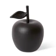 E Style Apple Home Decorative Sculpture Black - 14 x 14 x 19cm