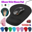 Game Mouse Pat Silicone Soft Mouse Pad with Wrist Rest Support Mat for Gaming PC