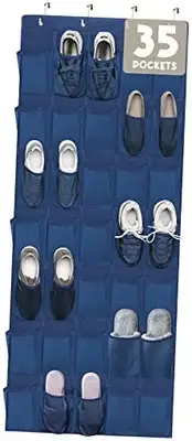 Over The Door Shoe Organizers 35 Mesh Pockets Hanging Shoe Organizer Shoe Rack