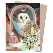 Greeting Card - Masked Owl