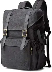 BAGSMART Camera Backpack, DSLR Camera Bag, Waterproof Camera Bag Backpack for Photographers